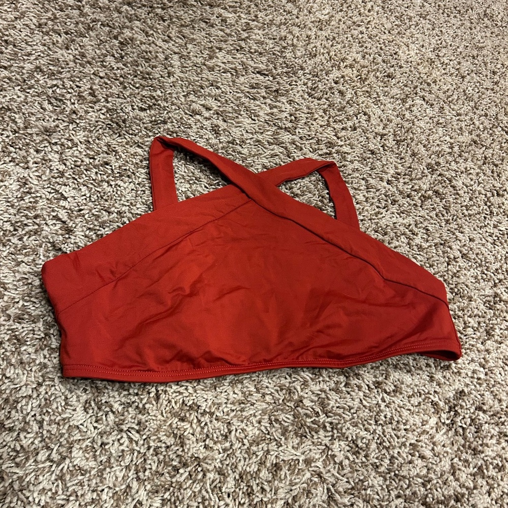 Rust Orange Bikini Top